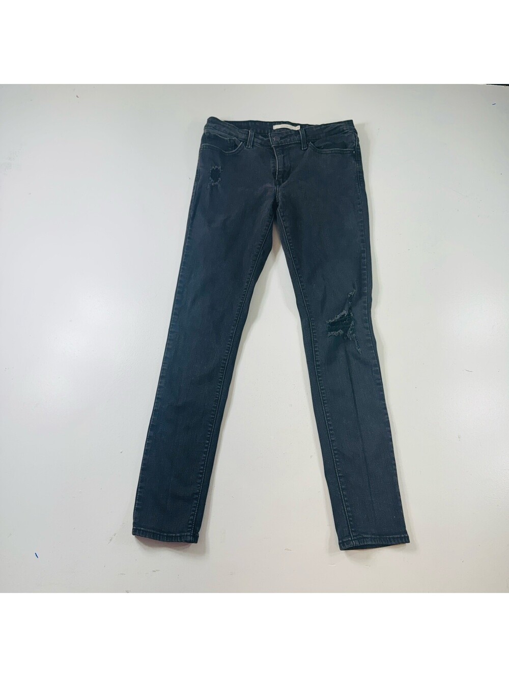 Levi’s 711 Skinny Jeans Black Stretch Women’s Size 28x29